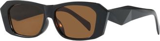 Generic Small Frame Womens Outdoor Sunglasses Mens Driving Vacation Sun Glasses(Brown)