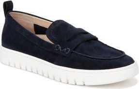 Vionic Uptown Hybrid Penny Loafer in Navy/white Suede at Nordstrom Rack, Size 10.5