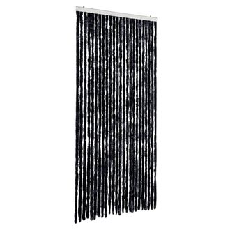 vidaXL Vidaxl - Cortina Antimoscas Chenilla Gris Antracita 100x230 Cm