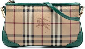 Burberry Pre-owned Burberry Haymarket Check Coated Canvas Peyton Crossbody CNDONHOUDON