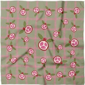 Centinelle Pomegranate Cotton Silk Bandana in Beige at Nordstrom