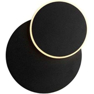 OEM Apliques De Pared Interiores De 8w, Color Negro, Con Rotaci&oacute;n De 360&deg; Y Luz Blanca C&aacute;lida De 3000k. Iluminaci&oacute;n Para Sala De Estar, Comedor, Escalera 