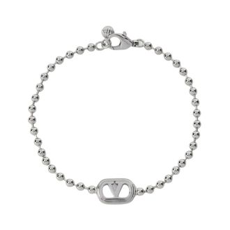 Valentino Garavani Bracelets, unisex, Gray, Size: L Brass Bracelet