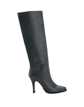 8 by YOOX LEATHER SQUARE-TOE BOOTS