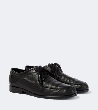 The Row Nino leather Derby shoes