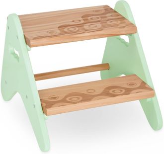 OEM Taburete Infantil De Madera Color Menta Para Dormitorio/ba&ntilde;o/cocina, A Partir De 2 A&ntilde;os