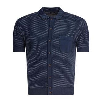Rakk&igrave; Polo de punto con bolsillo en el pecho - Shirts - Hombre - Azul - L