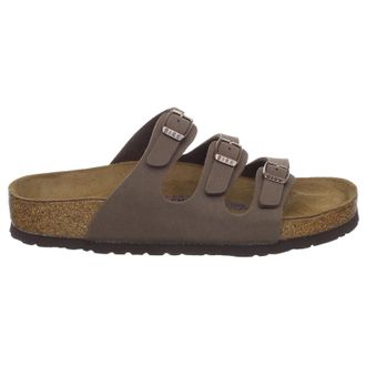 Birkenstock Florida Birko-Flor Womens Slides Sandals - Mocca - Size:UK 7.5