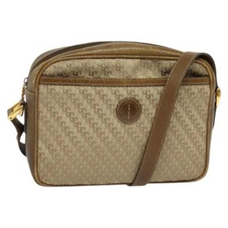 Gucci Pre-owned Canvas gucci-bags - Dames - Pre-owned - Beige - Maat: ONE Size Leer
