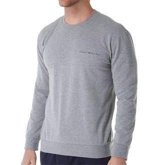 Tommy Hilfiger French Terry Sweatshirt In Gray Heather