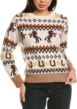 Brodie Rodeo Fairisle Crewneck Cashmere Sweater
