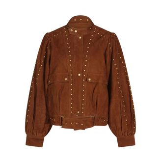 Farm Rio Giacca in pelle - - Jackets - Donna - Marrone - S