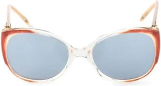 Saint Laurent Pre-owned Acetate sunglasses - Dames - Vintage Accessoires - Bruin - ONE Size - Vintage