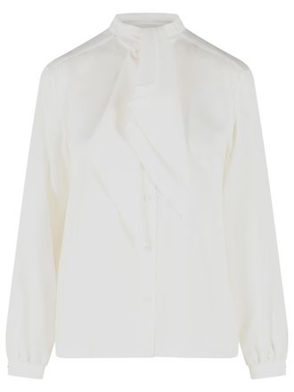 Max Mara Leccio wit zijden overhemd