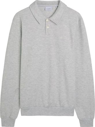 Les Deux long-sleeve polo shirt - men - Cotton/Polyester - S - Grey