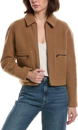 Frame Denim Frame The Raglan Zip Front Wool Jacket