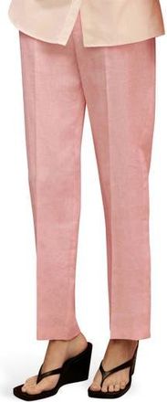 Mango Boreli Linen Pants in Light/Pastel Pink at Nordstrom Rack, Size 2