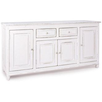 BIZZOTTO Credenza Legno Bianco Rustico da Interno - CORINNE