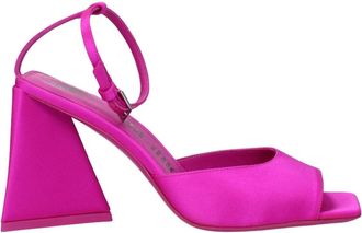 The Attico Satijnen Stiletto Hak Sandalen - Dames - Sandalen met hakken - Roze - 36 EU - Satijn - Schoenen