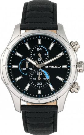 Breed Lacroix Chronograph Leather-Band Watch