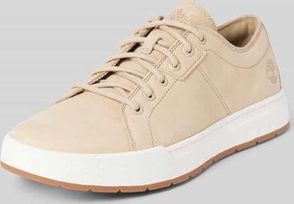 Timberland Sneaker mit Logo-Print Modell Maple Grove in Beige, Gr&ouml;&szlig;e 43