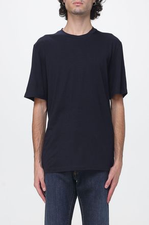 Jacob Cohen T-shirt in cotone a girocollo con spalle scese