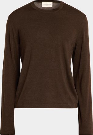 Officine G&eacute;n&eacute;rale Men & apos;s Wool Knit Crewneck Sweater