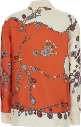 Versace Womens Shirt Multicolour Silk Blouses