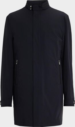 Corneliani Men & apos;s Caban Nylon Coat