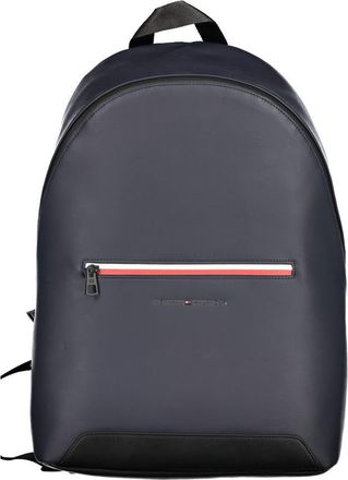 Tommy Hilfiger Polyurethane Mens Backpack with Adjustable Mens Straps