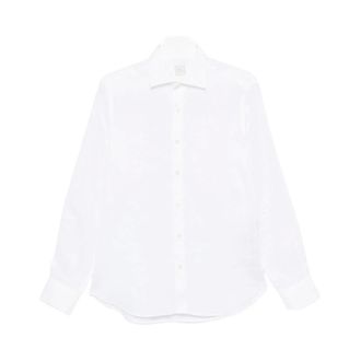 120% Lino 120% Lino, Formal Shirts, male, White, Size: XL Buttoned Shirt