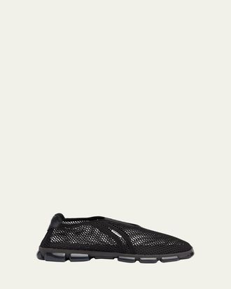 Miu Miu Rete Mesh Slip-On Shoes