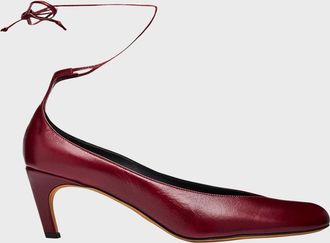Proenza Schouler Uma Leather Ankle-Tie Pumps
