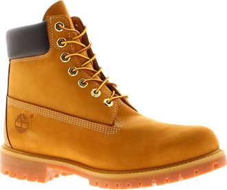 Timberland Mens Smart Boots Premium 6 Inch Waterproof Leather Lace Up tan - Size UK 6.5
