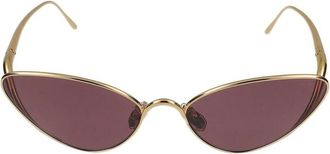 Loewe Signature Zonnebril - unisex - Zonnebrillen - Geel - 59 MM - Accessoires