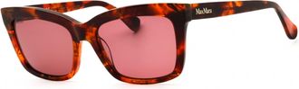 Max Mara MM0010 54S Red Havana/Bordeaux