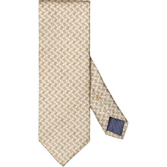 Eton Yellow Vine Print Silk Tie in Light Yellow at Nordstrom Rack