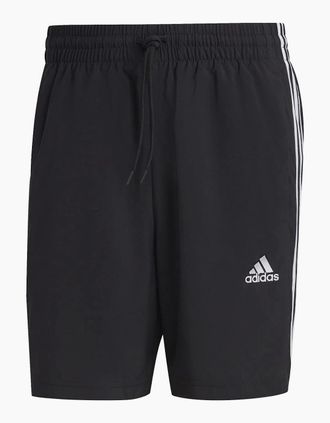 adidas Mens Essentials 3 Stripes Shorts - Black/Multi - Size: 32/30/31