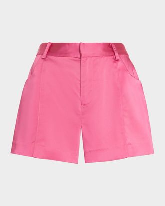 Ramy Brook Rosalind Satin Shorts