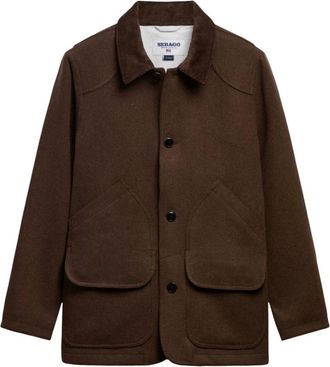 Sebago Giacca in lana Tenny - - Coats - Uomo - Marrone - XL