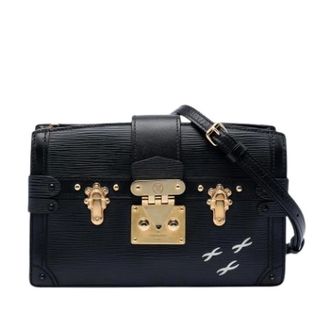 Louis Vuitton Pre-owned Trunk Clutch - Dames - Pre-owned - Zwart - Maat: ONE Size Leer