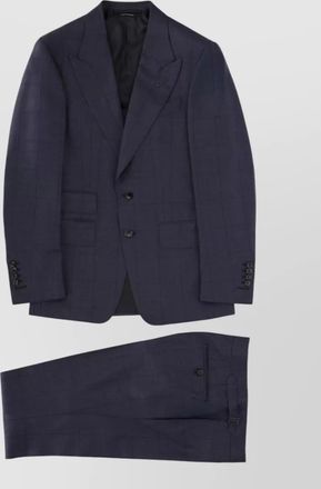 Tom Ford wool checked single breasted suit