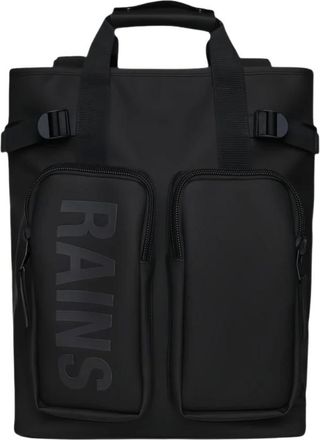 Rains Texel Backpack - - Bags - Uomo - Nero - ONE SIZE