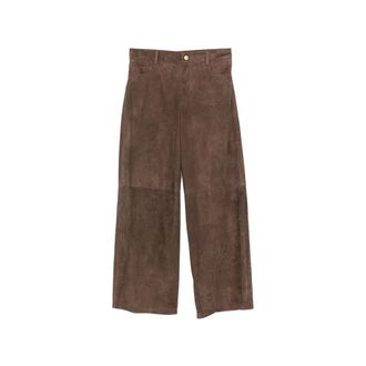 Max Mara Suede Trousers