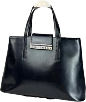Givenchy Pre-owned Leren Handtas - Dames - Vintage Handtas - Zwart - ONE Size - Leer - Vintage