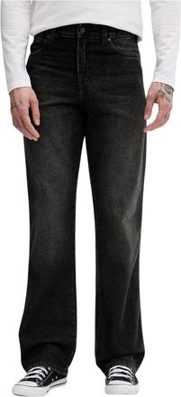 Dickies 954 Relaxed Straight Werk Jeans - Heren - Regular Fit Jeans - Zwart - W34 L32 - Katoen - Jeans