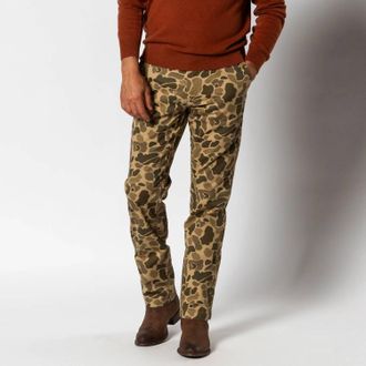 Duck Head Classic Fit Gold School Pants In Camo