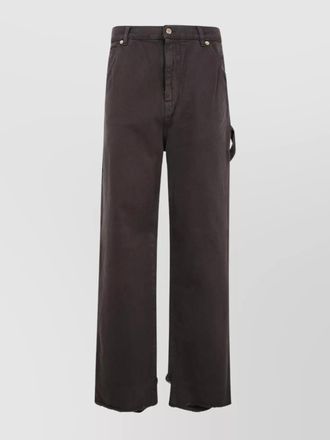 Darkpark denim loose-fit wide-leg trousers