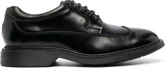 Hogan Leren Oxford Schoenen met Veters - Heren - Veterschoenen - Zwart - 41 1/2 EU - Leer - Schoenen