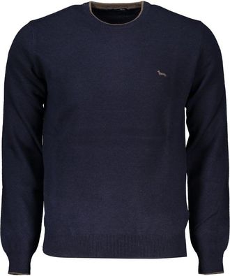 Harmont & Blaine Sophisticated Crew Neck Cashmere Blend Mens Sweater